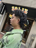 ソリズ ヘア クルー 池袋(SOLIZ HAIR CREW)&nbsp;外人マレットスタイルk