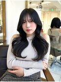 【美髪】ピンクブラウン似合わせカットエアリーロング
