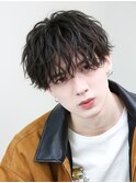 シャドウパーマスパイラルツイスト刈り上げ