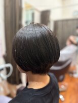 美容室ヒラトヤ 都南店&nbsp;束感ショート艶カラーグレージュカラー韓国風ヘア小顔カット