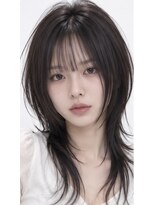 バポス ヘアサロン (BAPOS Hair Salon)&nbsp;ミディアムレイヤーウルフ15