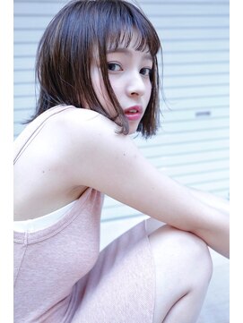 デイジー(Daisy) 外ハネボブ ハイライトカラー