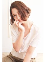 is 戸塚店&nbsp;マットベージュ×ニュアンスカール♪【is戸塚】