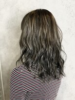 ヘアサロンエムフィス 池袋東口(HAIR SALON M Fe's)&nbsp;デザインカラー/厚めバング/ローライト/スリークボブ