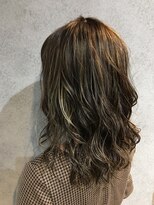 ヘアサロンM 新宿&nbsp;デザインカラー/厚めバング/ローライト/スリークボブ