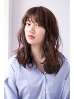 ヘアーアンドファッションシオミエイチ (hair＆fashion shiomi H)&nbsp;【shiomi H】ミディアムロング