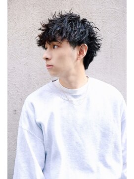 ラレイ(Lalei) 【ささき】サイドグラデーション×メンズスパイラルショート