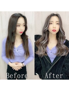 あるじゃんすー さいたま店 ラベンダー#シールエクステ#小顔へア#前髪#イメチェン#大宮