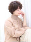 シースルー前髪くびれショート美髪ハンサムショートショート