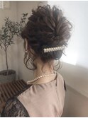 お呼ばれふんわりアレンジ★