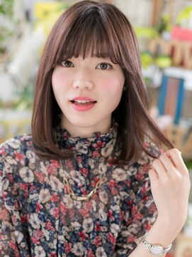 カバーヘアアンドスパ ブリス 浦和(COVER HAIR&SPA bliss) ★シースルー前髪ラベンダーベージュワンカール20代30代40代★8