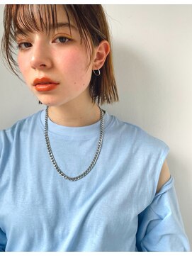 リト 自由が丘(Lit.) 【Lit.】切りっぱなしボブ×フェイスレイヤー【担当YUKINA】