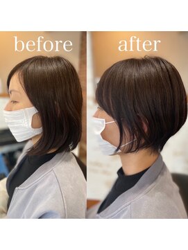 ヘアブロス(hair BROS) 大人可愛いショート