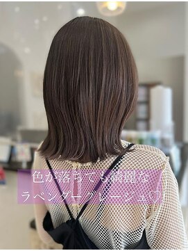 リッシュ 四街道店(Lish) 2.3週間経っても色が抜けずらい《ラベンダーグレージュ》