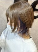 育てるインナーカラー「ムラサキ」
