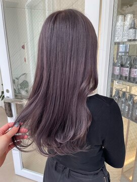 ガリカ シーム(Gallica/SEAM) 【桑原雪音】韓国風透明感ピンクラベンダー/ブリーチなし<原宿>