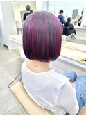 ビビットピンク×ダークグレー/ハイライト/デザインカラー