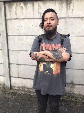 アストロ デザイン オブ ヘアー(ASTRO design of hair) ハイライト/ツーブロックマッシュ/束感/波巻き/高田馬場/七三分