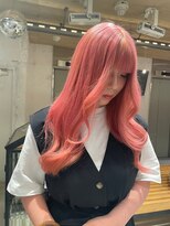 ランティ 難波駅前店(LUNTY NAMBA) pink/ハイトーン/ダブルカラー/ピンク/ブリーチ/ケアブリーチ 