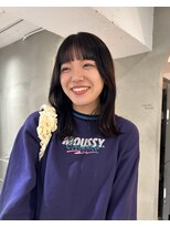 ローレン(LOREN)&nbsp;グレージュカラーミルクティーカラーインナーカラーダブルカラー