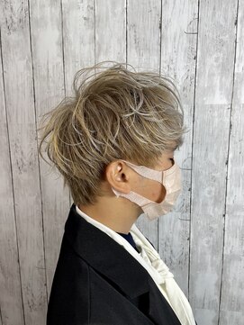 ビューティドレッセヤマノ 池袋パルコ(Beauty Dresse YAMANO) 【ダブルカラー】【ハイライト】【アッシュ】【メンズ】