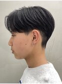 刈り上げセンターパートツーブロックニュアンスパーマ名古屋栄