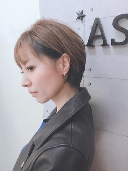 ヘアーデザイン アステール(Hair Design Aster)の写真/【カット＋カラー￥5600円～】色味・発色・艶・透明感…全てが揃ったカラーをお手頃プライスで実現＊