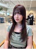 顏まわりレイヤー/透明感/チェリーレッド