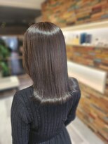 リコ エスト 上野店(lico est)&nbsp;外はねミディアム/オリーブグレージュ/20代30代40代