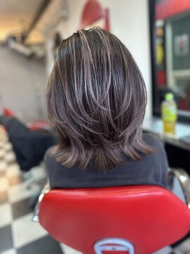 ロック フィールド 外はねレイヤーバレイヤージュ