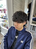ハルクファースト 札幌(HRK 1st.) ツイストスパイラルパーマ/札幌メンズショート/札幌メンズパーマ