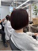 ころっと前上がりボブ