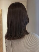 ダヴィン 中目黒(DaVin)&nbsp;DaVin中目黒　絹髪グレージュ　切りっぱなし　顔周りカット