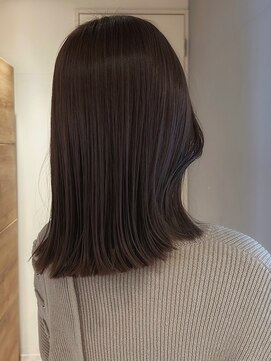 ダヴィン 中目黒(DaVin) DaVin中目黒　絹髪グレージュ　切りっぱなし　顔周りカット