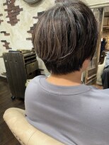 ヘアー クリエイト カルバリ(HAIR CREATE Calbari)&nbsp;無造作ハイライトショート