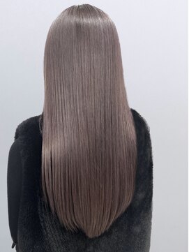 アイニ 大阪上本町店(aini) アディクシー/ブリーチなし/透明感/ツヤ/ミルクティーベージュ