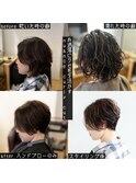 nuance curly cut モードショート