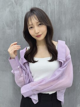 エアー 青山(AIR) レイヤーカット韓国くびれ巻き髪質改善トリートメント