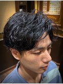 メンズショートパーマ　大宮さいたま市