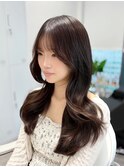 顔まわりカット/顔周り/韓国ヘア/レイヤーカット/前髪カット