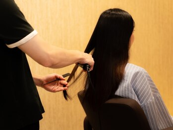 癒髪(yukami)の写真/カウンセリングから仕上げまで一人のスタイリストが担当♪