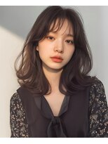 ケイバイミシェリー(kei by misherry)&nbsp;コテ巻き風パーマミディアムウェーブ/ココアグレージュ池袋西口
