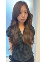 コディー(CODY)&nbsp;ミディアムヘア暗めカラー/デザインカラー/フェイスフレーミング