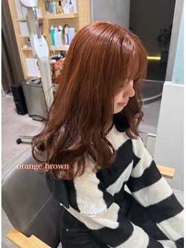 エス 大阪梅田店(es) オレンジブラウン