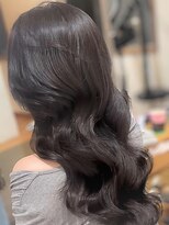 TMJ&nbsp;熊本韓国×コテ巻きパーマ×艶カラー