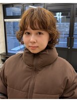 ミース(MIES)&nbsp;ミニボブ/パーマ/なんば/担当者平井