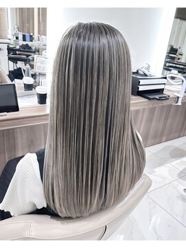 アッシュ 大宮店(Ash) 赤味嫌いにオススメグレージュバレイヤージュ