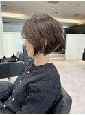 【絶壁解消】大人丸みショート後頭部ふんわり 【伊波】
