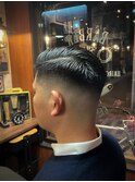 スキンフェード×パートスタイル