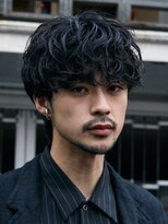フィフス 大分(fifth)&nbsp;大分シャドウパーマメンズカットラウンドマッシュツーブロック